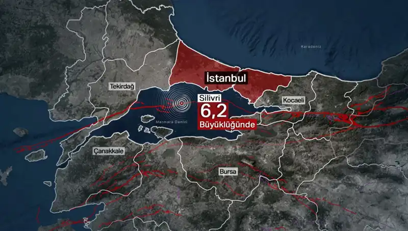 İstanbul'daki 6,2 Büyüklüğündeki Deprem: Şehir Beşik Gibi Sallandı