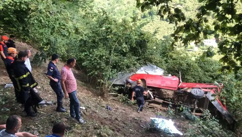 Fındık İşçilerini Taşıyan Araç Devrildi: Korkunç Kaza Sonrası Seyirci Kaldı