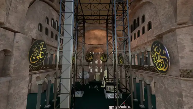 Ayasofya'da Tarihi Restorasyon Çalışmaları: Geçmişe Yolculuk Başlıyor