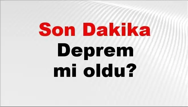 Kütahya'da Şok Edici Deprem! Son Durum Nedir?