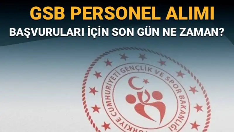 Gençlik ve Spor Bakanlığı Personel Alımı İçin Son Başvuru Tarihi Açıklandı!