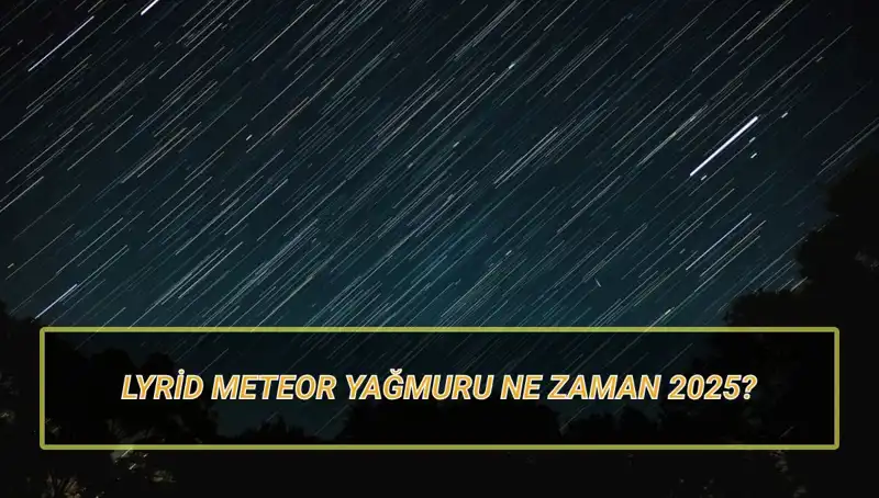 Lyrid Meteor Yağmuru 2025: Gözlerinizi Gökyüzüne Diktiğiniz Tarih Geldi!