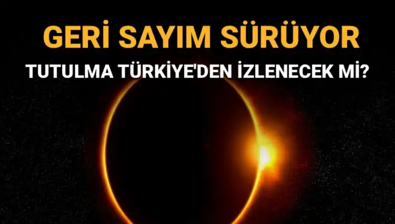 Yılın İkinci Güneş Tutulması: Türkiye'de İzlenebilecek Mi?